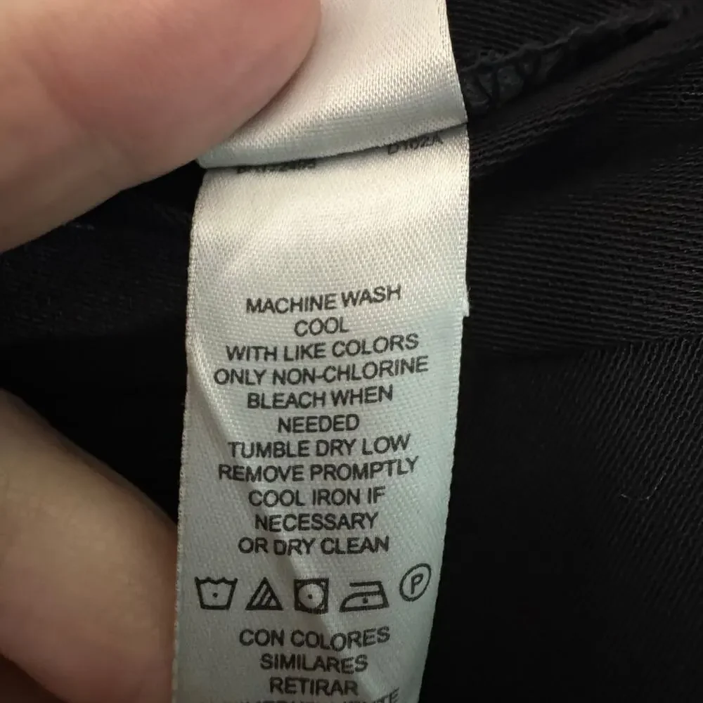 Vintage Villager Woman 16W Black‎ Wide Leg Slacks Career Essentials NWT